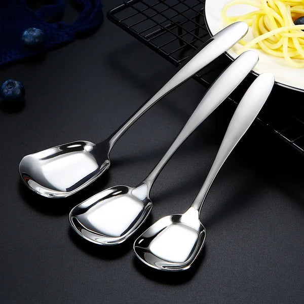 ROSACIAO™️ Cucchiai in acciaio inox a testa quadrata